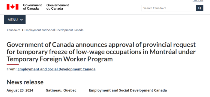 加拿大移民新政