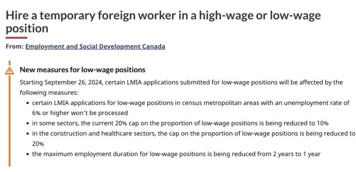 加拿大LMIA新政