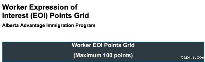 工人类别EOI打分表格