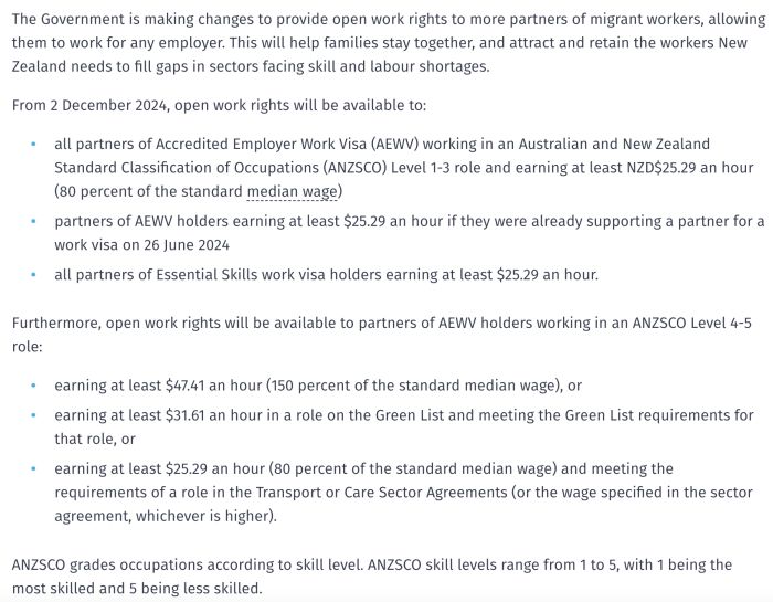新西兰移民新政