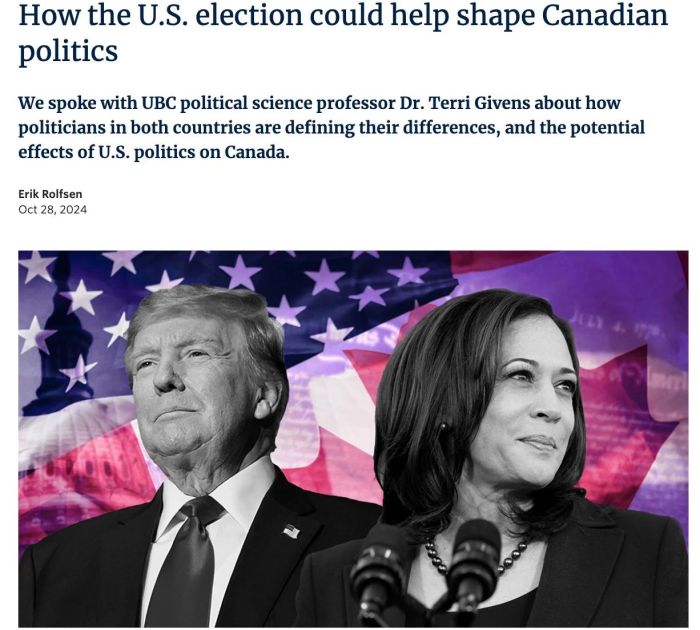 美国大选对加拿大政治的影响
