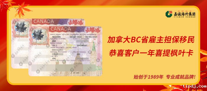 加拿大BC省雇主担保移民成功案例-IT技术人才一年喜提枫叶卡