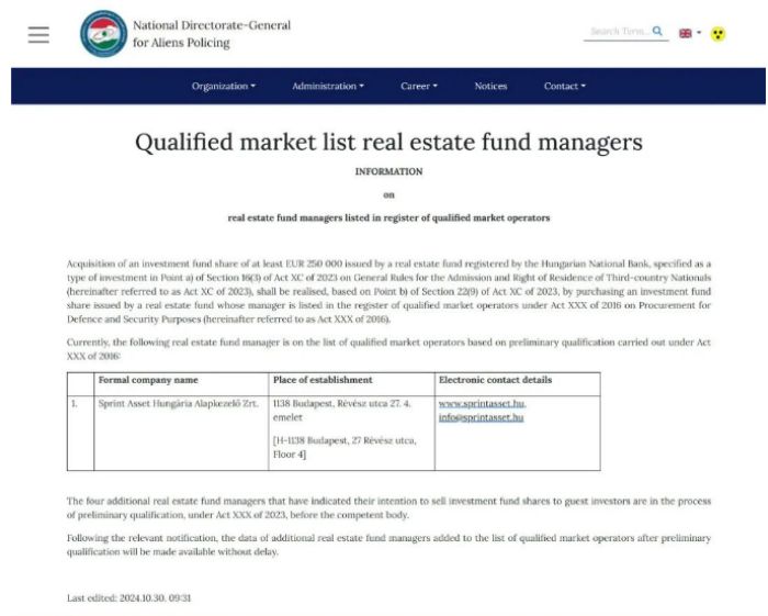 匈牙利首支房产基金获批