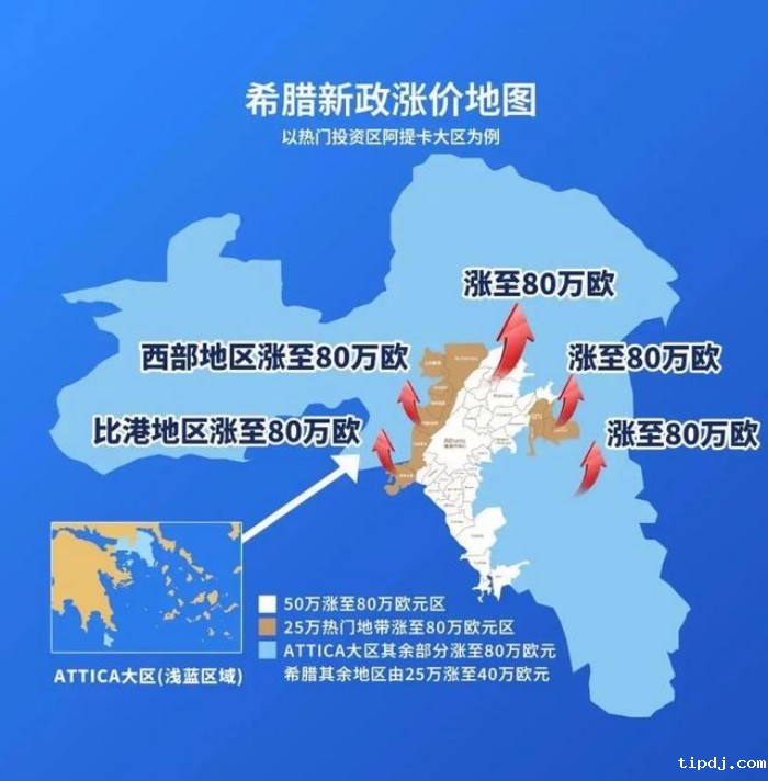 希腊移民新政地图