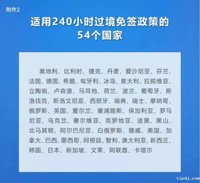 全面放宽优化过境免签政策