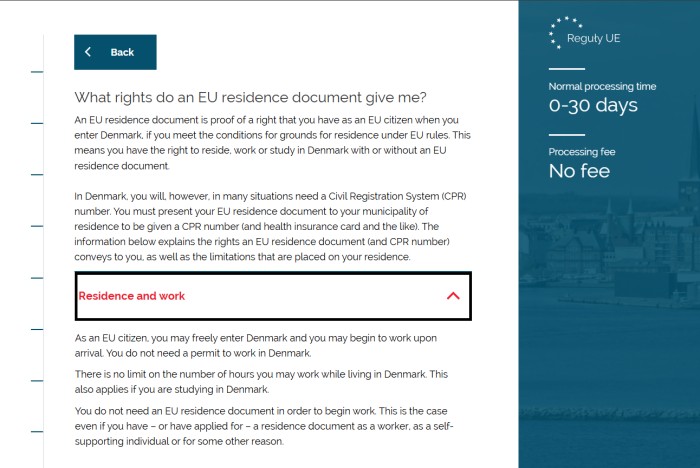 欧盟公民在丹麦特权