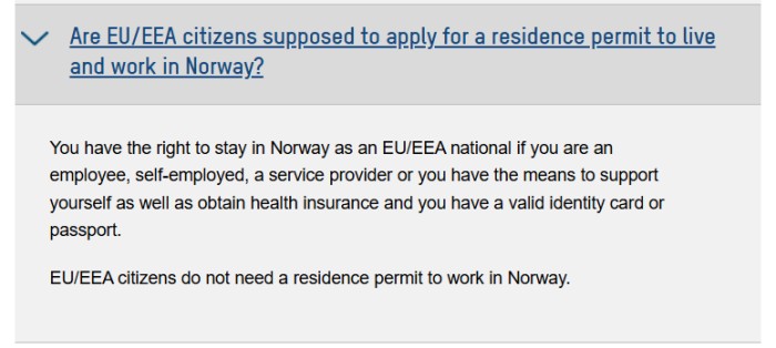 欧盟公民在挪威特权