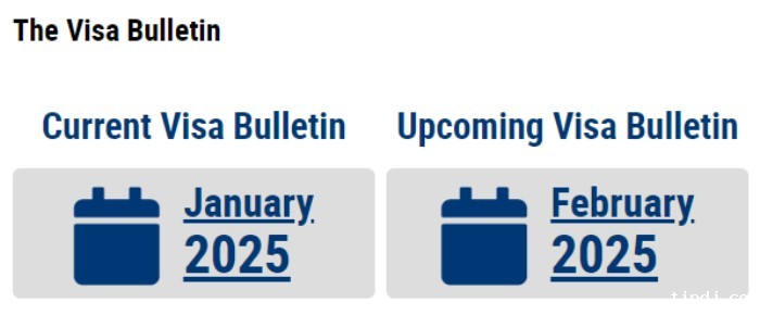 美国2025年2月绿卡排期公布