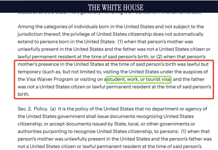 终止出生公民权