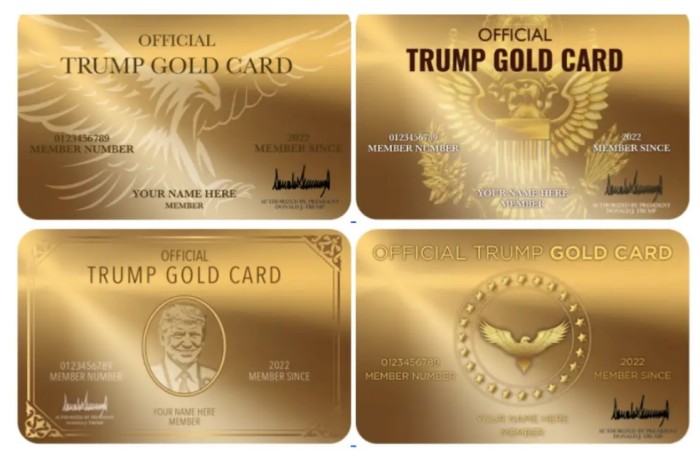 特朗普金卡