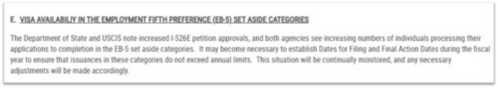 警惕新政EB-5排期来临