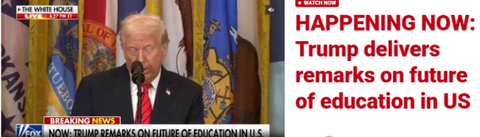 川普正式签署行政令推动关闭教育部