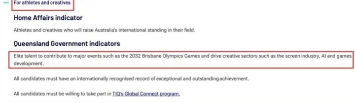 创意/体育人才通道