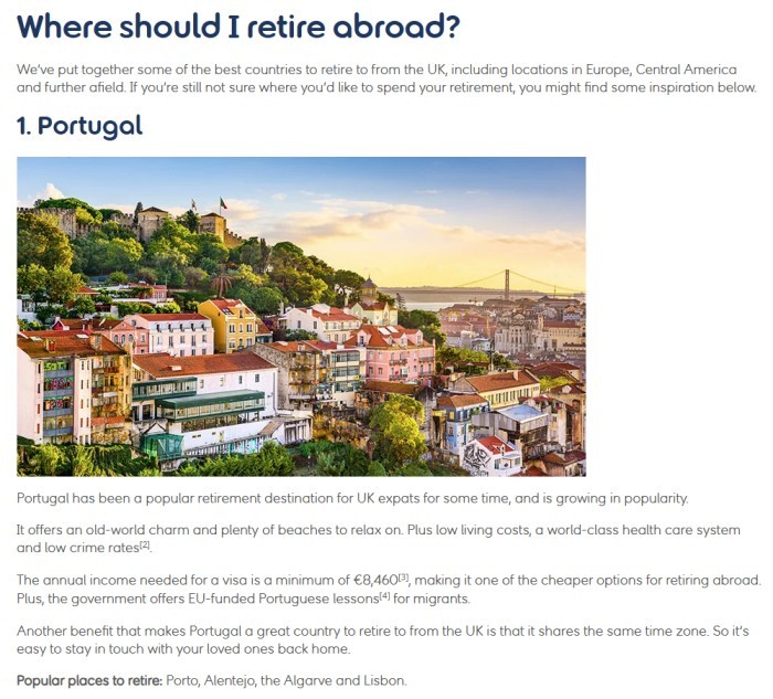 全球10大最佳退休地点