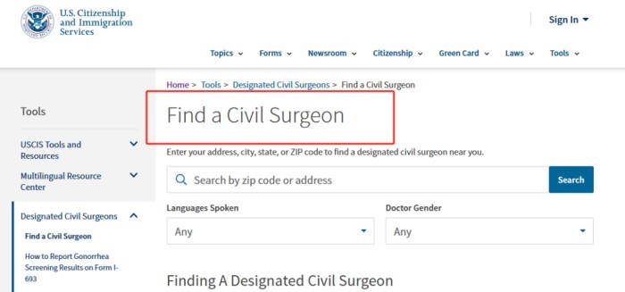 选择具备资格的移民体检医生