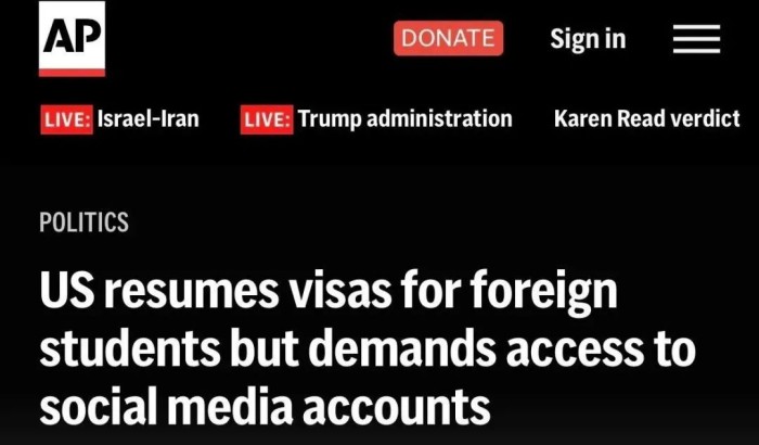 美国恢复留学生签证