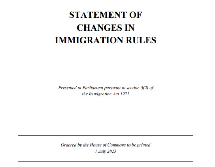 英国颁布最新移民法修正案