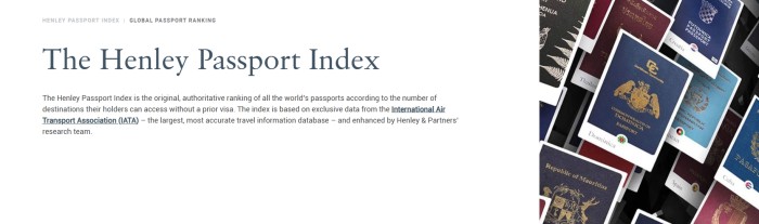 全球护照指数
