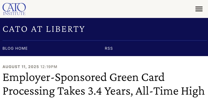 卡托研究所的报告