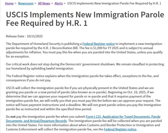 新增$1000假释费 新增$1000假释费