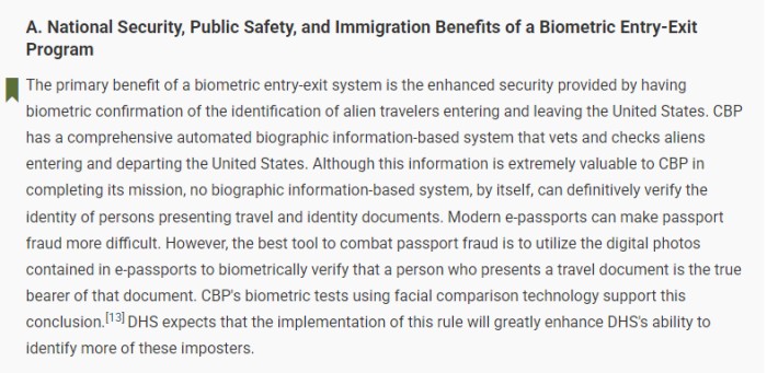 CBP在联邦公报文件