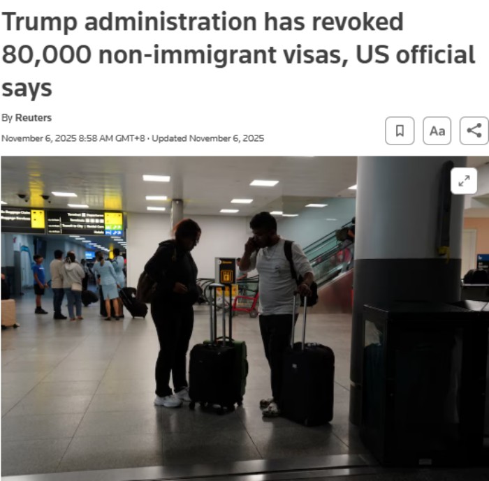 非移民签证全面收紧