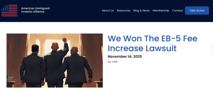 EB-5申请费全面回归旧标准