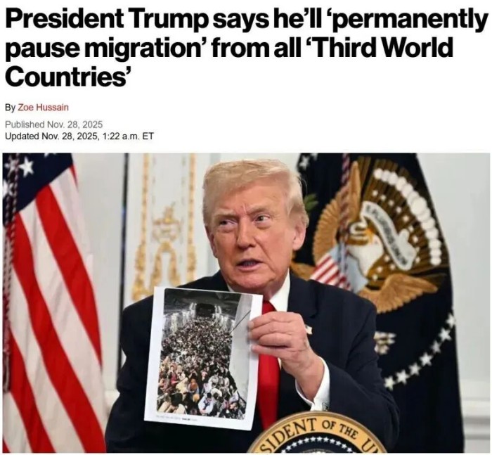 永久暂停第三世界移民