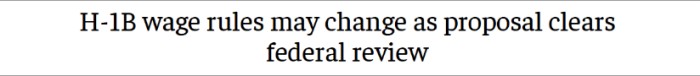 美国H-1B政策收紧