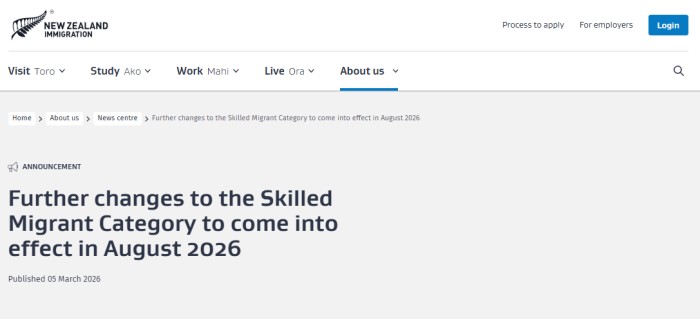 新西兰技术移民大变革