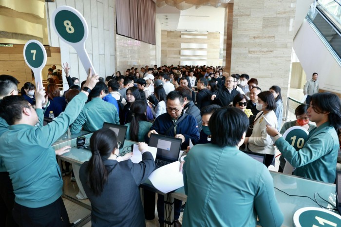 「瑜意」首轮销售场面 「瑜意」首轮销售场面